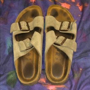 Light olive birkenstock’s